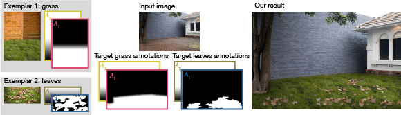 Synthesis of Complex Image Appearance from Limited Exemplars