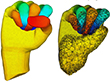 Consistent Volumetric Discretizations Inside Self-Intersecting Surfaces