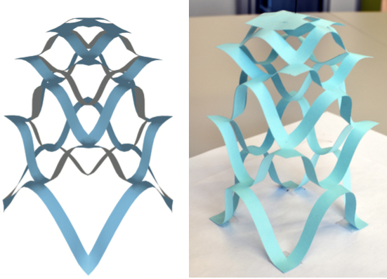 Discrete Geodesic Nets for Modeling Developable Surfaces